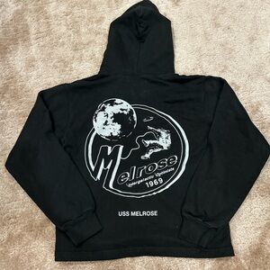 Rare Madhappy Black Melrose Silver Intergalactic Optimist Hoodie